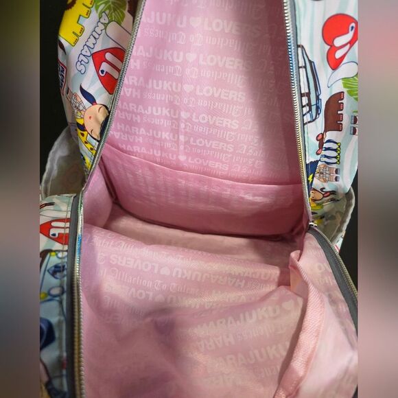 Harajuku Lovers Fatal Attraction To Cuteness Small Backpack Tablet Padded 14x10 - Picture 11 of 12